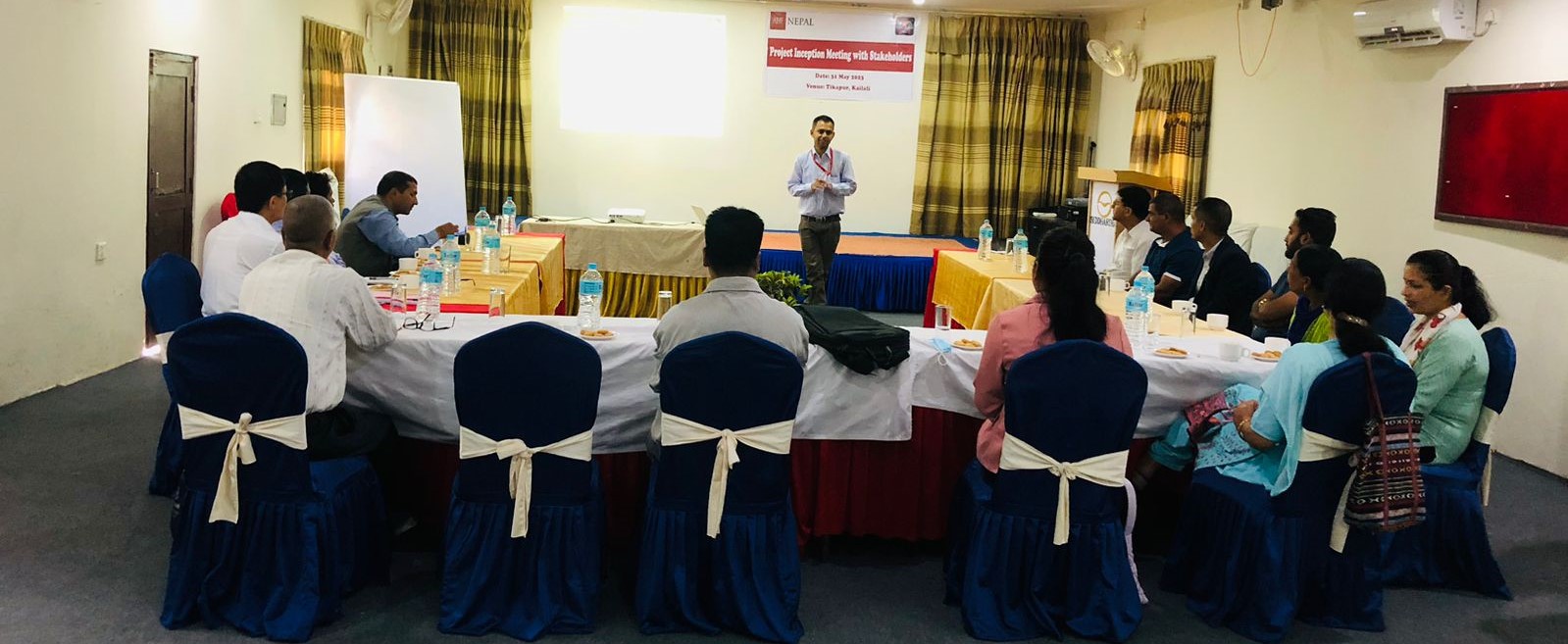 AHF Nepal project inception meeting with stakeholders .